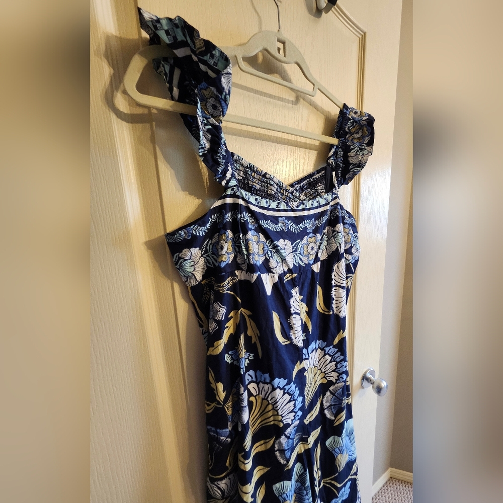 FREE PEOPLE Bali Albright Cotton Printed Jumpsuit. Size Medium. NWT! - Picture 9 of 16